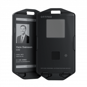 OFFPAD+ - clé biométrique FIDO2 sans mot de passe (BLE, NFC, USB-C)